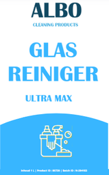 Albo Glasreiniger Ultra Max - 60 x 10L